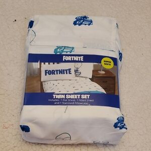 Fortnite Twin Sheet Set
